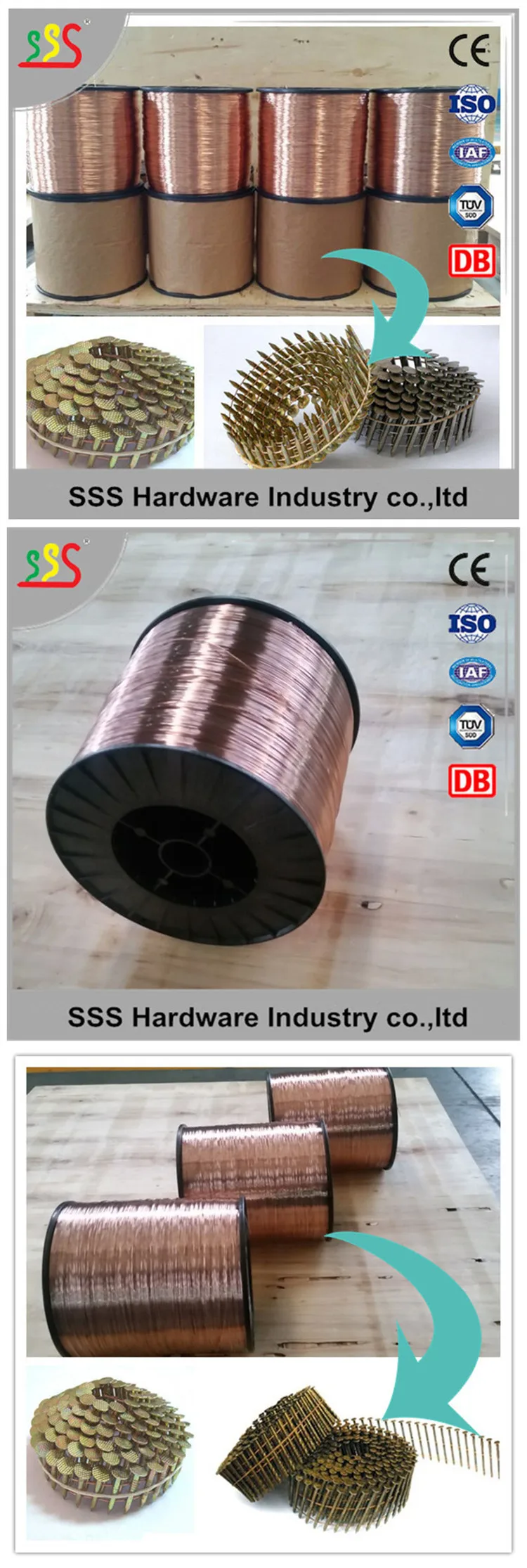 Factory CO2 Welding Wire 0.8mm 0.9mm 1.0mm 1.2mm / MIG Welding Wire Aws Er70s-6 Manufacturer