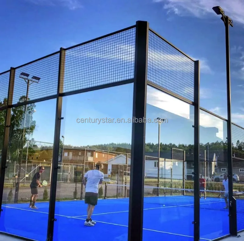 Best price  Panoramic Padel  Court Paddle tennis court  for indoor and outdoor
