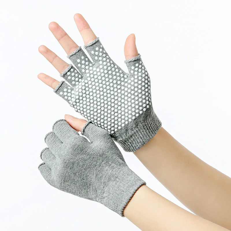 Yoga Sports Gloves for Women Men Gym Fitness Non Slip Training Workout Bodybuilding Half Finger Hand Protector