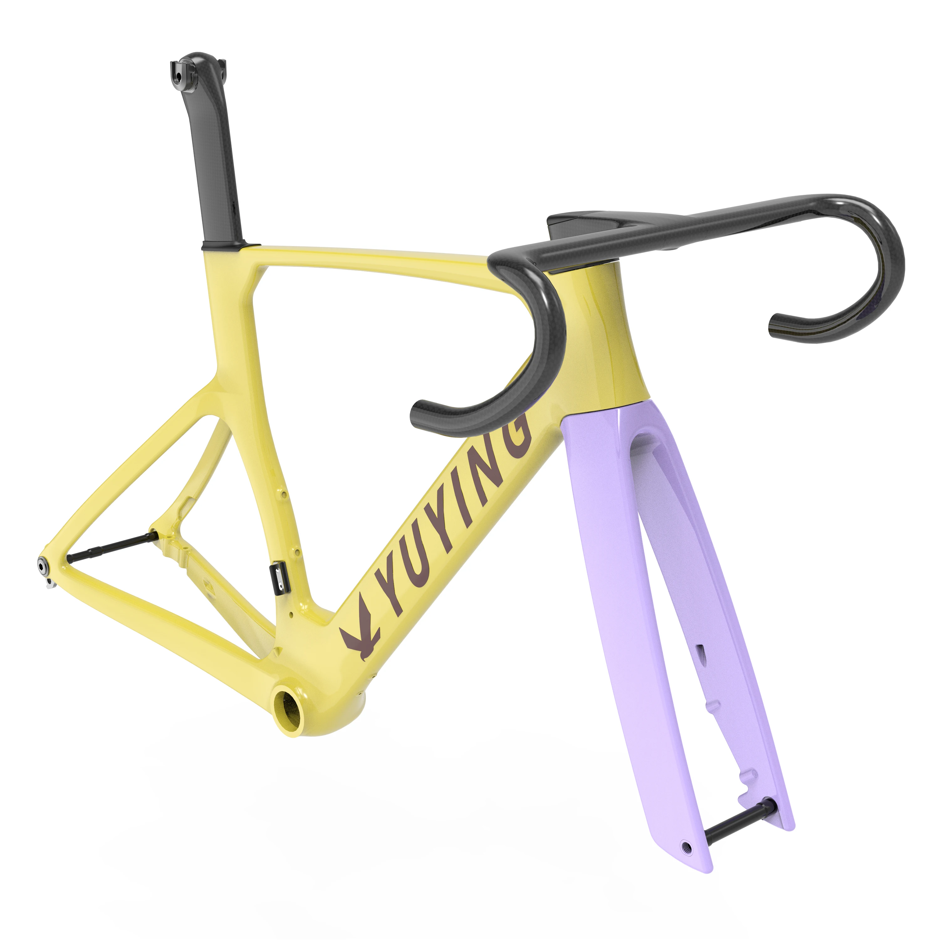 Aero design ODM frame and fork xs/s/l/xl size super light frame sets