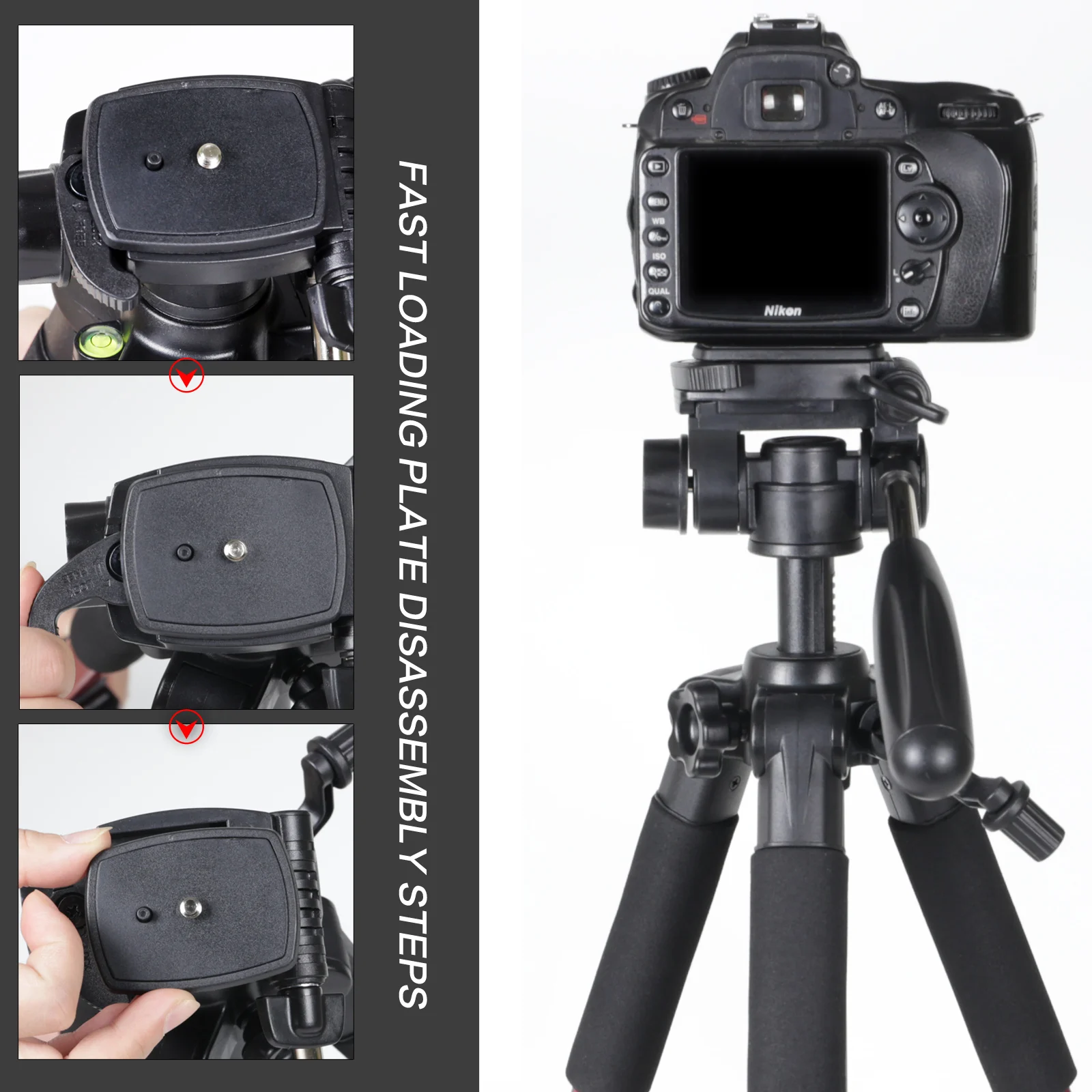 Zomei Q111 Высокое качество алюминий синий камера штатив Стенд цифровой DSLR свет Вес телескопическая