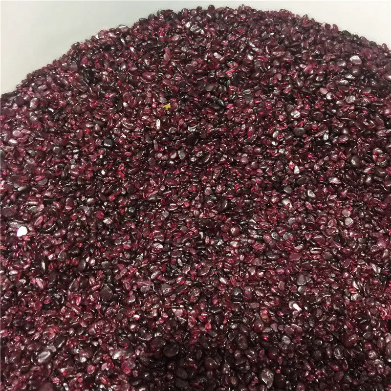 High Quality Natural Garnet Gravel Johnstonotite Pebble Crystal Stone Tumbled Stones For Healing