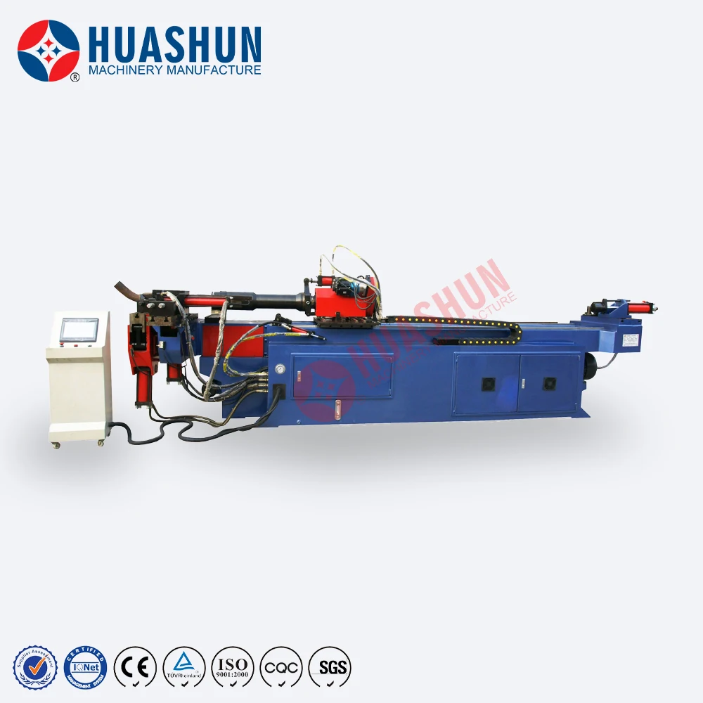 China automatic hydraulic CNC pipe bending machine price for SS stainless steel metal square/round pipe and tube