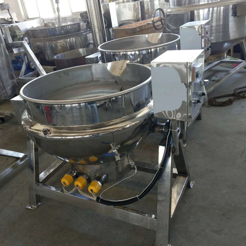 Hot Sales 300 liter electric heating   pot   jacketed kettle used for Beef sauce