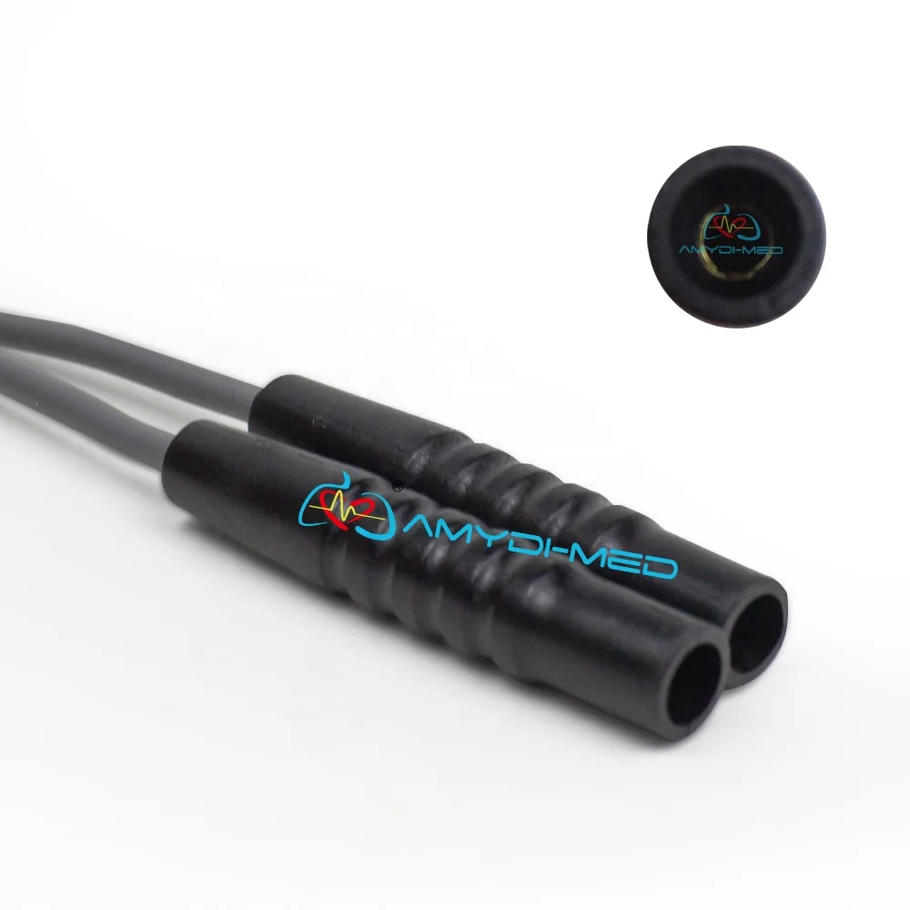 Amydi-med Customized Medical Cables Reusable High Frequency 4.0mm banana plug Esu Cables Switch Electrosurgical Cable