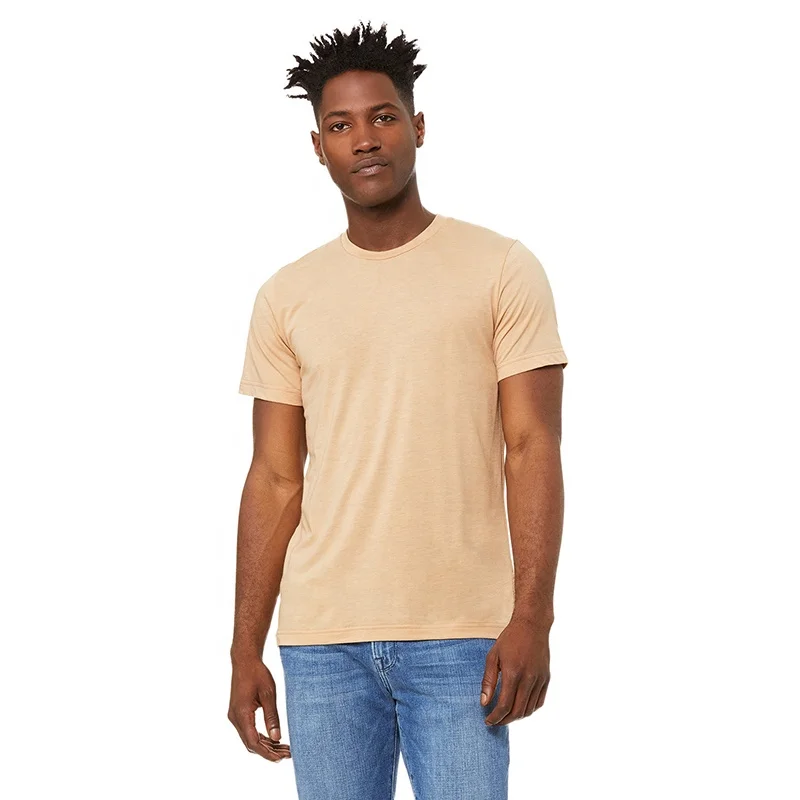 Men Gym 50% Polyester 25% Cotton 25% Rayon Blank Custom  T Shirt, Promotional Gift TCR Tshirts