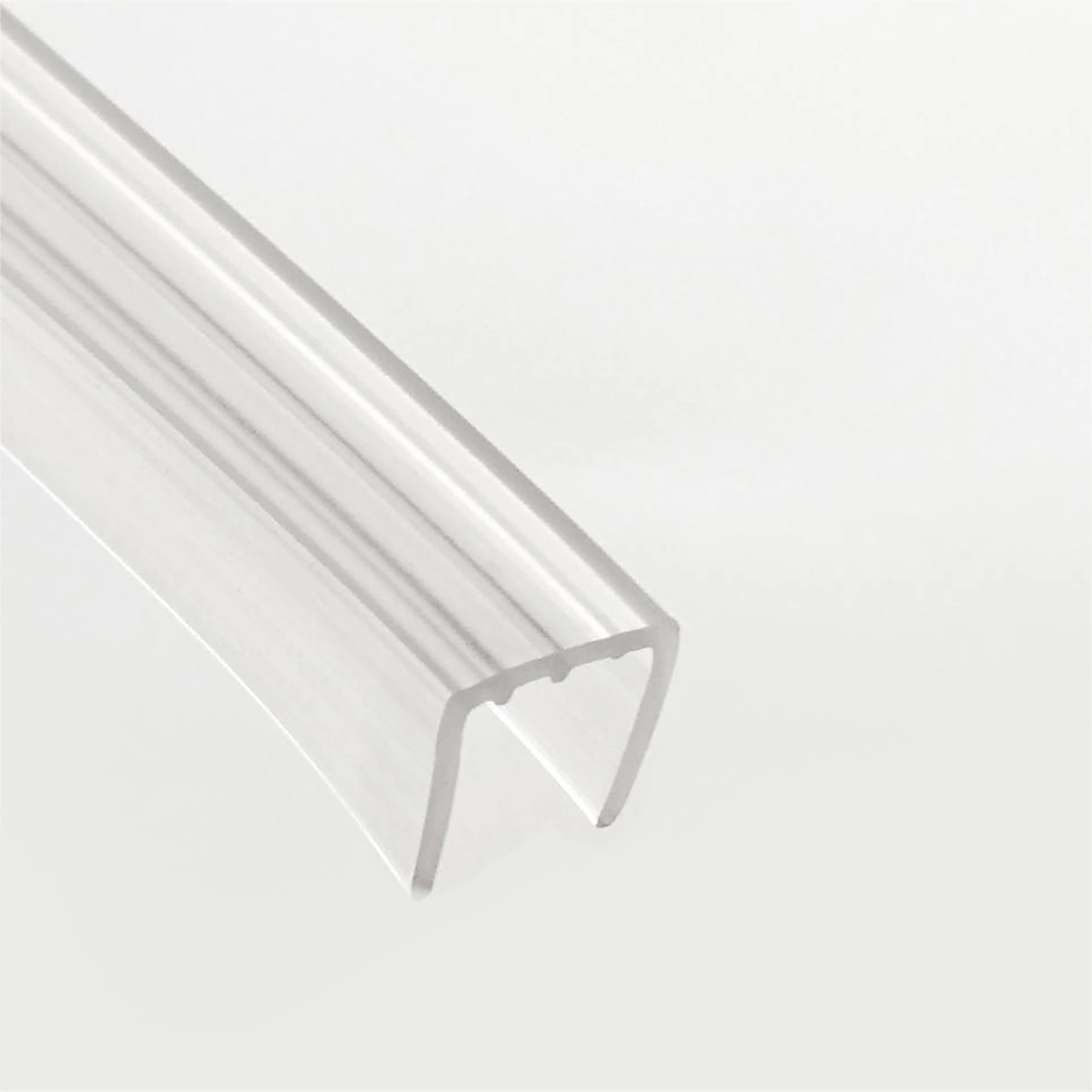 Shower Door Seal Strip Leaks Flexible Durable PVC Weather Stripping Frameless Glass Door Seal Sweep