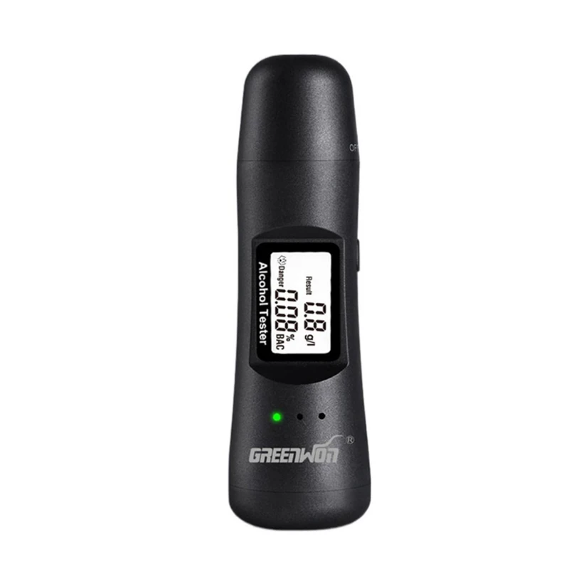 Алкотестер GREENWON с USB-зарядкой цифровой детектор дыхания