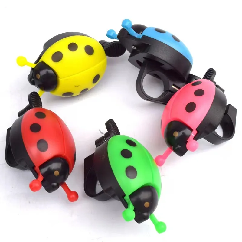 Bicycle bells Cute Beetle car bell ladybug cartoon horn Loud and crisp  cycling handlebar mountain bike bicycle horns bell