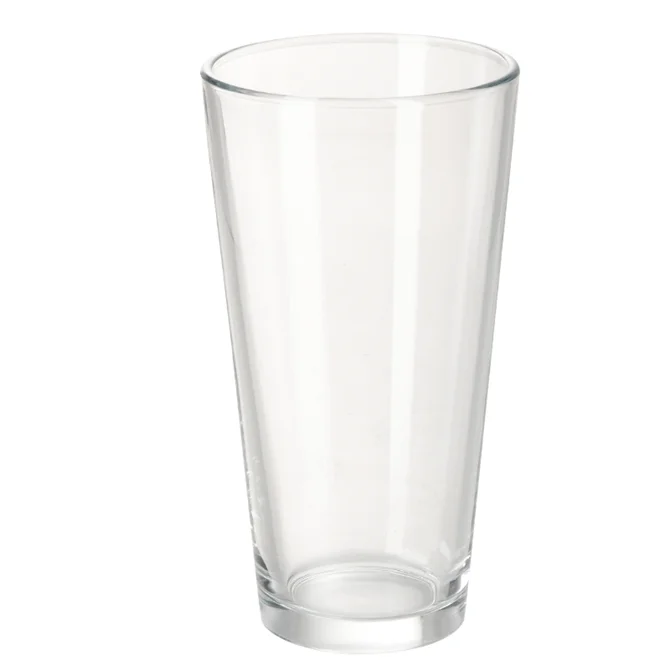 Promotional top quality 500ml pint glass cup/beer glass with customized design