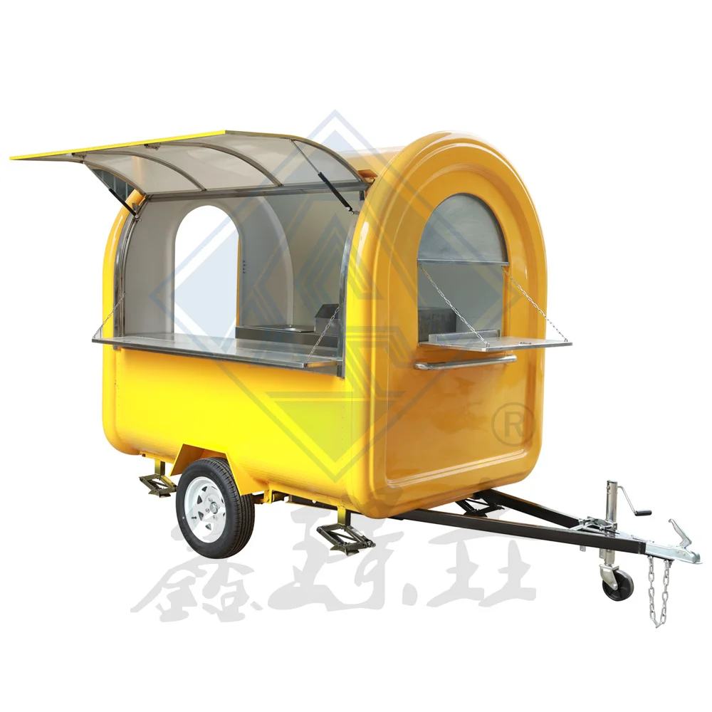 Commercial street stalls night markets barbecues fried skewers ice cream portable electric snack trucks food carts