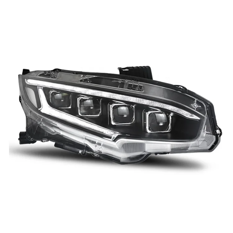 Factory Hot Sales Full Led car Head Lights Tail Light For Honda Civic 2016 2017 2018