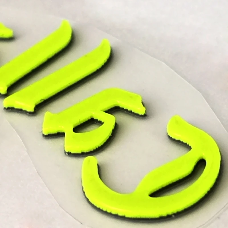 2024 OEM heat press t-shirt rubber sticker custom heat transfer label silicone for clothing