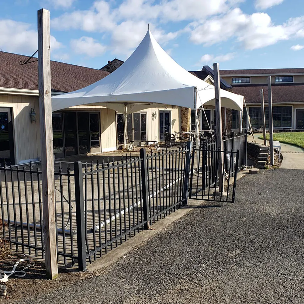 20x20  High Pagoda Frame Style Party Tent White Commercial Grade Canopy for Weddings, Graduations, Parties, and Events