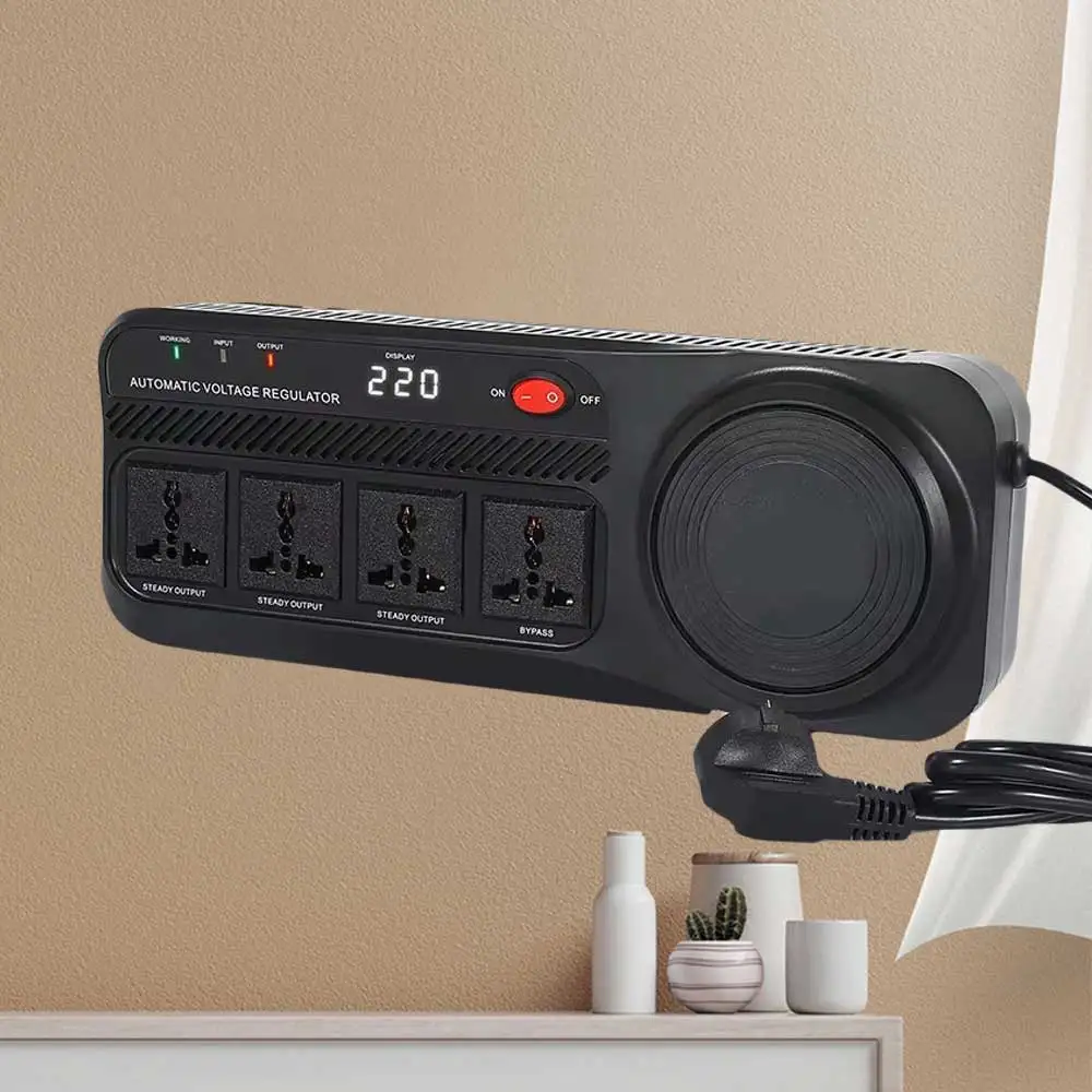 OSWELL 1500VA 220V Relay AC Automatic Stabilizer Voltage Regulators AVR