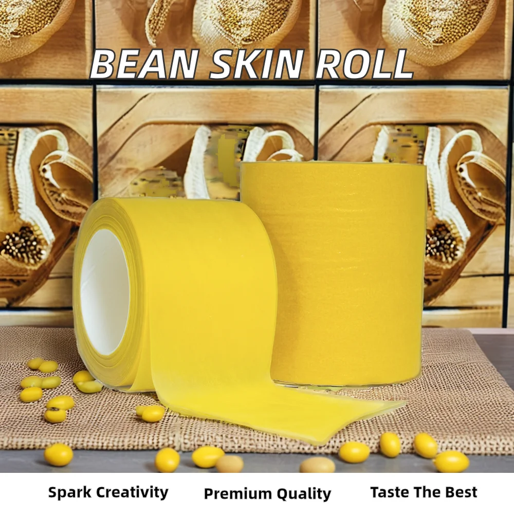 Wholesale Healthy Fried Instant Tofu with Sweet Taste Bean Skin Roll from China Supplier for Home or Restaurant Use