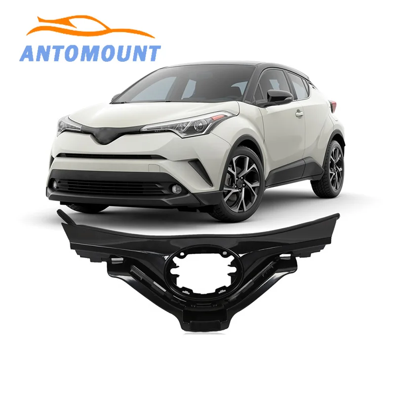 Uda Auto Front Upper Grille Bumper Grille Gloss Black With LOGO or Without Logo For Toyota CHR IZOA 2018