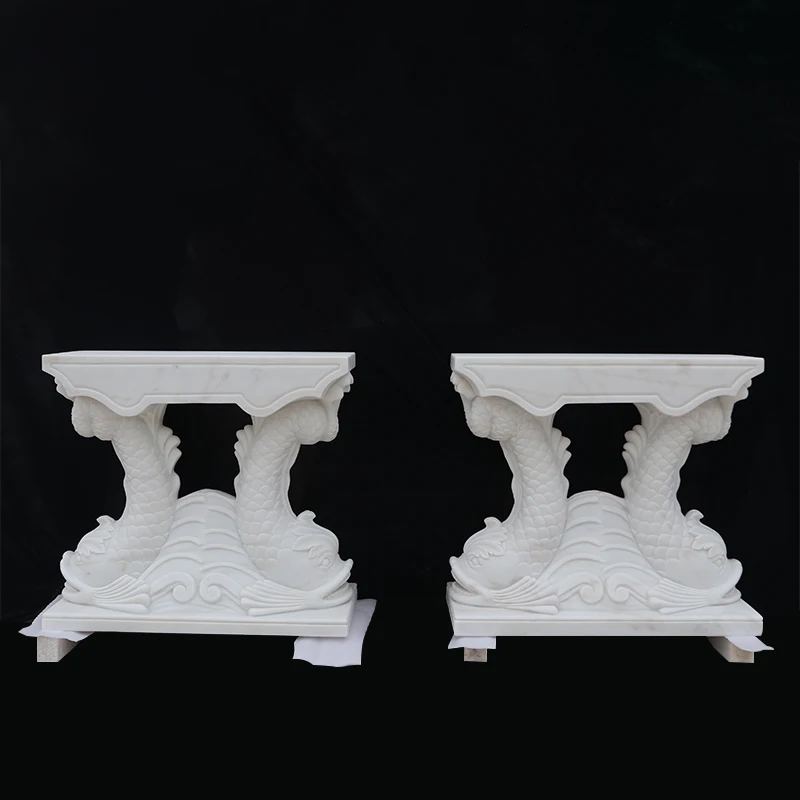 Designer Pedestal Base Table Light Transmission Jade red jade table legs