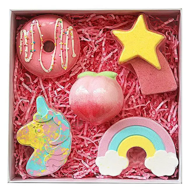 Factory Wholesale Hot Selling Custom Packing Private Label Organic Bubble Fizzy Bomb Gift Set Spa Bath Bomb