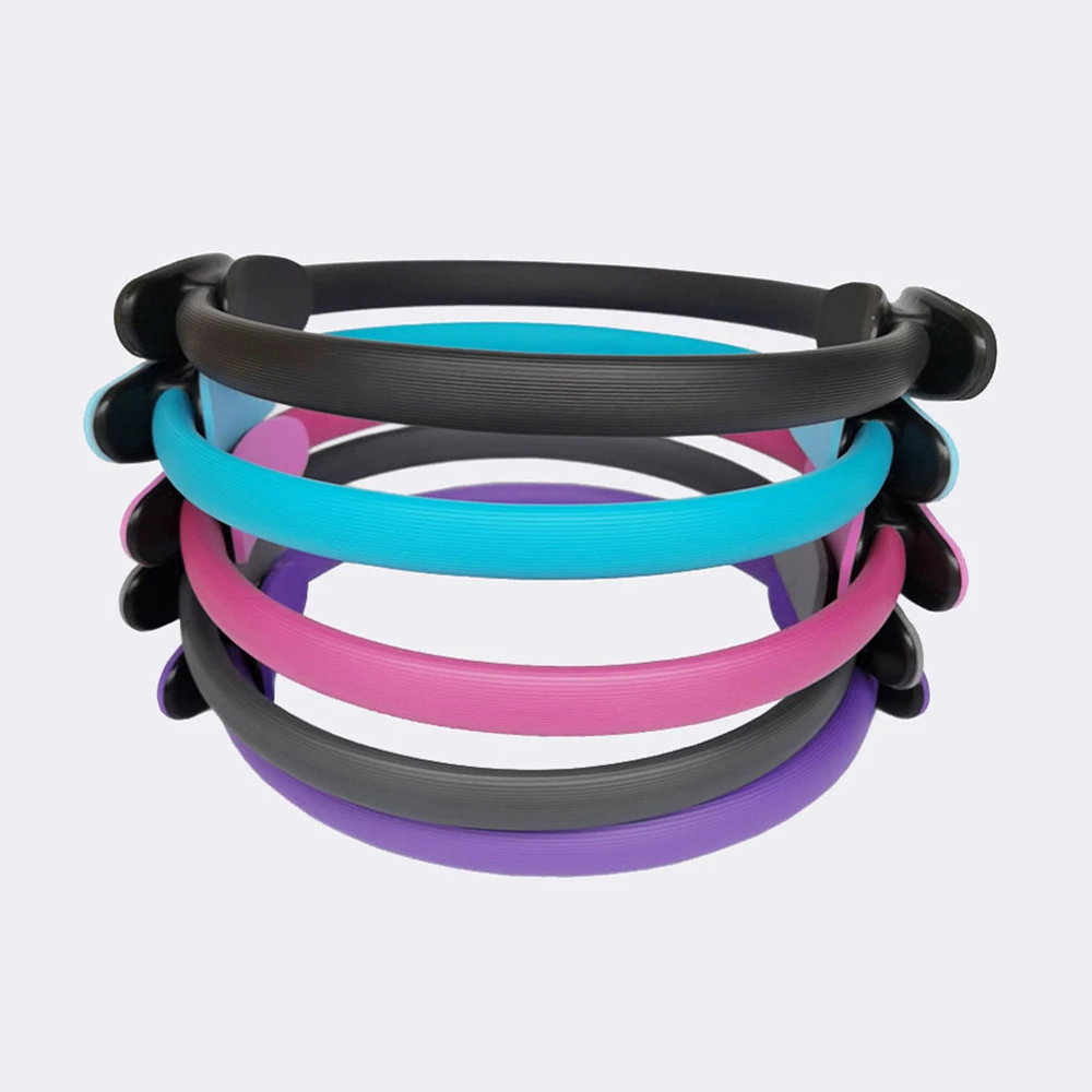 Высококачественный многоцветный волшебный круг из стекловолокна для йоги, фитнеса, брюшного пресса, упражнений, пилатеса, кольцо