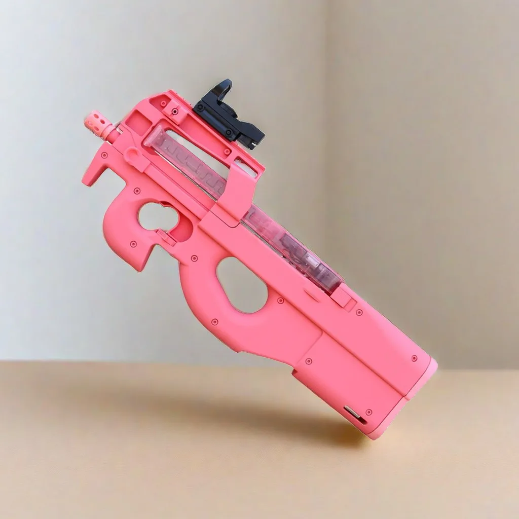 Hot Sale Wholesale Simulation P90 New Diy Assembly Shell Ejecting Toy Gun Pistol Water Bomb Accessories Gun