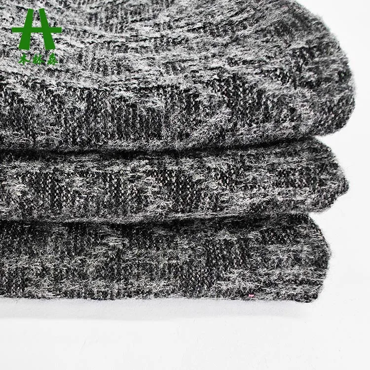 Mulinsen Textile Best Price Polyester Rayon Dyed Jacquard Stretch T/R Fleece Fabric