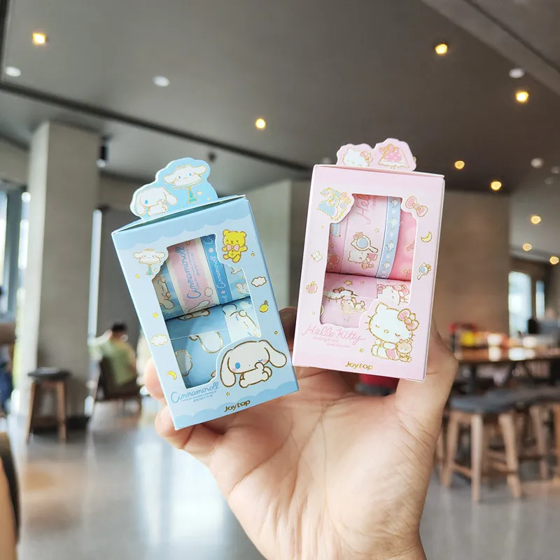 6pcs/1pack Dog Rabbit Cinnomoroll Washi Tape Decoration Scrapbooking Journal Adhesive Masking Tapes Sticker Stationery 689