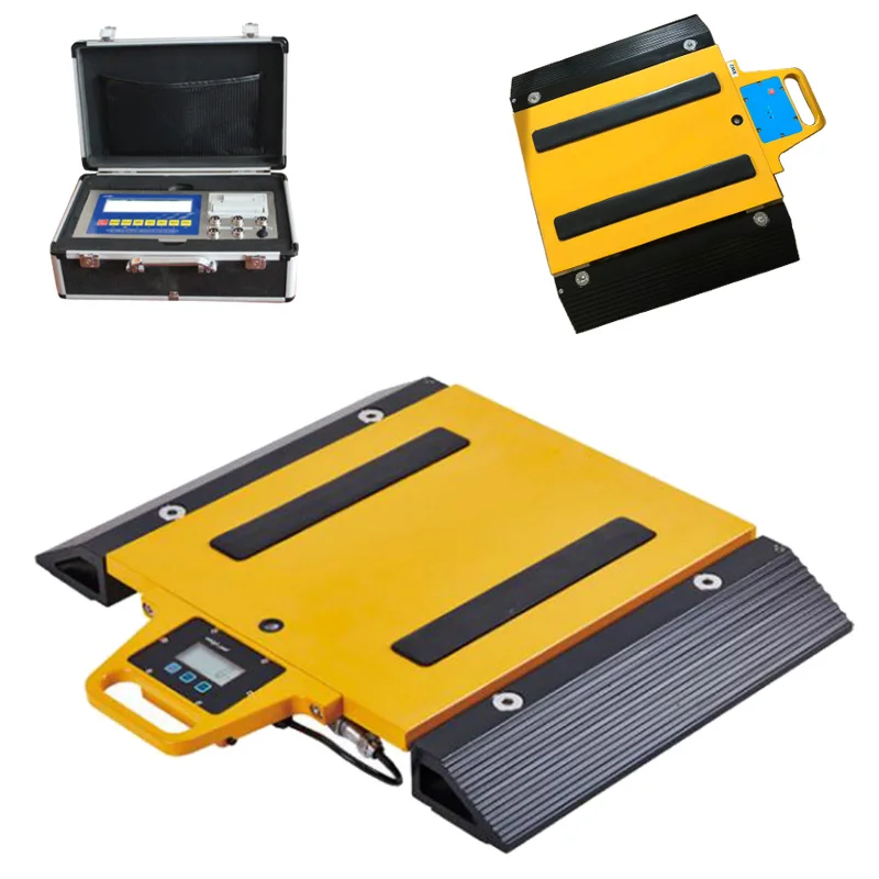Mobile Vehicle Weigh Pads Camper Trolley Van Weighing Scales with Wireless Weight Indicator