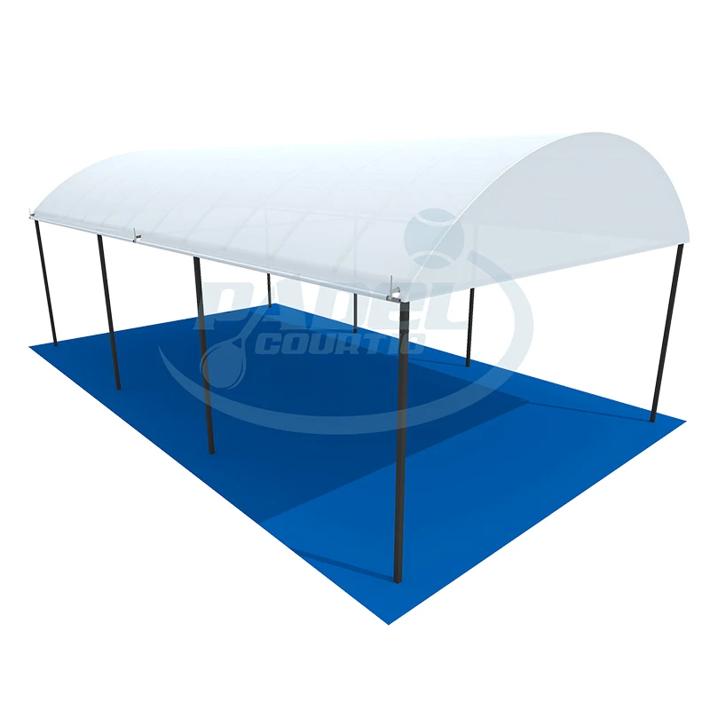 High Quality Indoor and Outdoor Custom  padel court Club Sports Center Panoramic tent Classic Padel Tennis Court padbol  roof