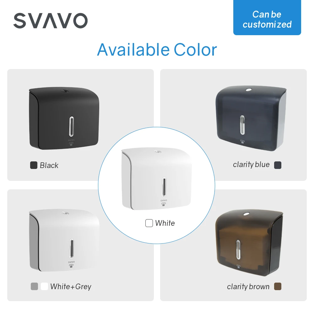 No punching Large capacity Wall mounted tissue box holder kitchen toilet paper towel dispenser