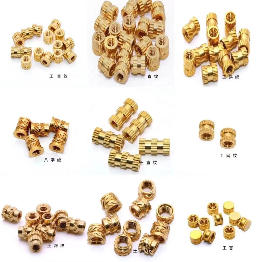 M2 M3 M4 M5 M6 Brass Heat Set Insert Nut Hot Melt