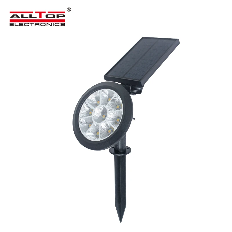 
ALLTOP Change RGBW Color Waterproof Solar Powered Landscape Wall Light Outdoor Garden Decoration Lighting 
