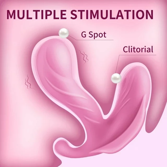 Female Wearable Clitoris Stimulator Adult Erotic Product Butterfly Wireless Control Strapon Dildo Vibrator Vibrating Eggs