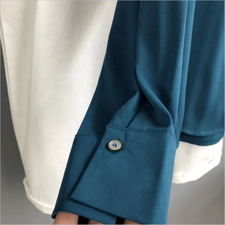 Solid Color Loose Long-sleeved Blouse Women Shirt Summer Clothes Women In Stock