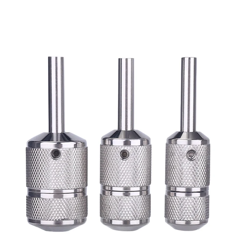 Factory supply high quality stainless steel self-locking handle Tattoo handle metal tattoo grips