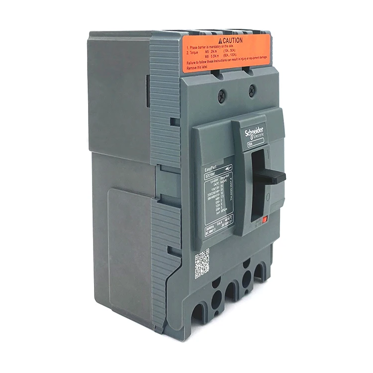 MCCB Yueqing Manufacturer 3P 63A 75A 80A EZC100F Easypact EZC Molded case circuit breaker