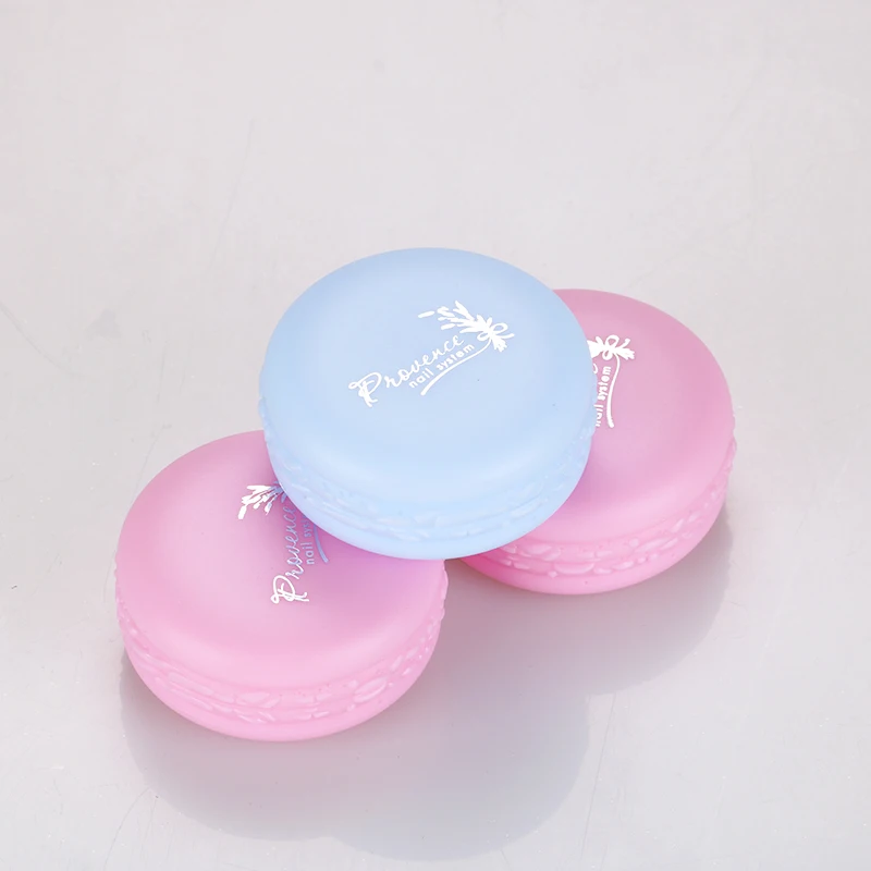 12ml lovely pink empty glass bottles wholesale glue plastic gel nail jar