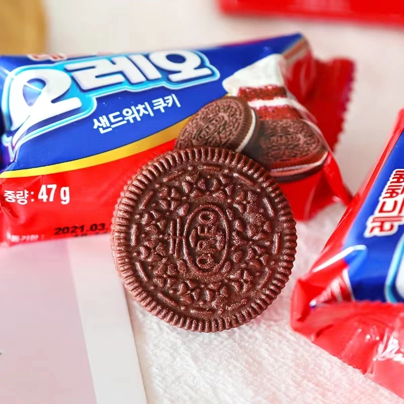 Корейская Повседневная закуска Oreo с мятным вкусом 80 г