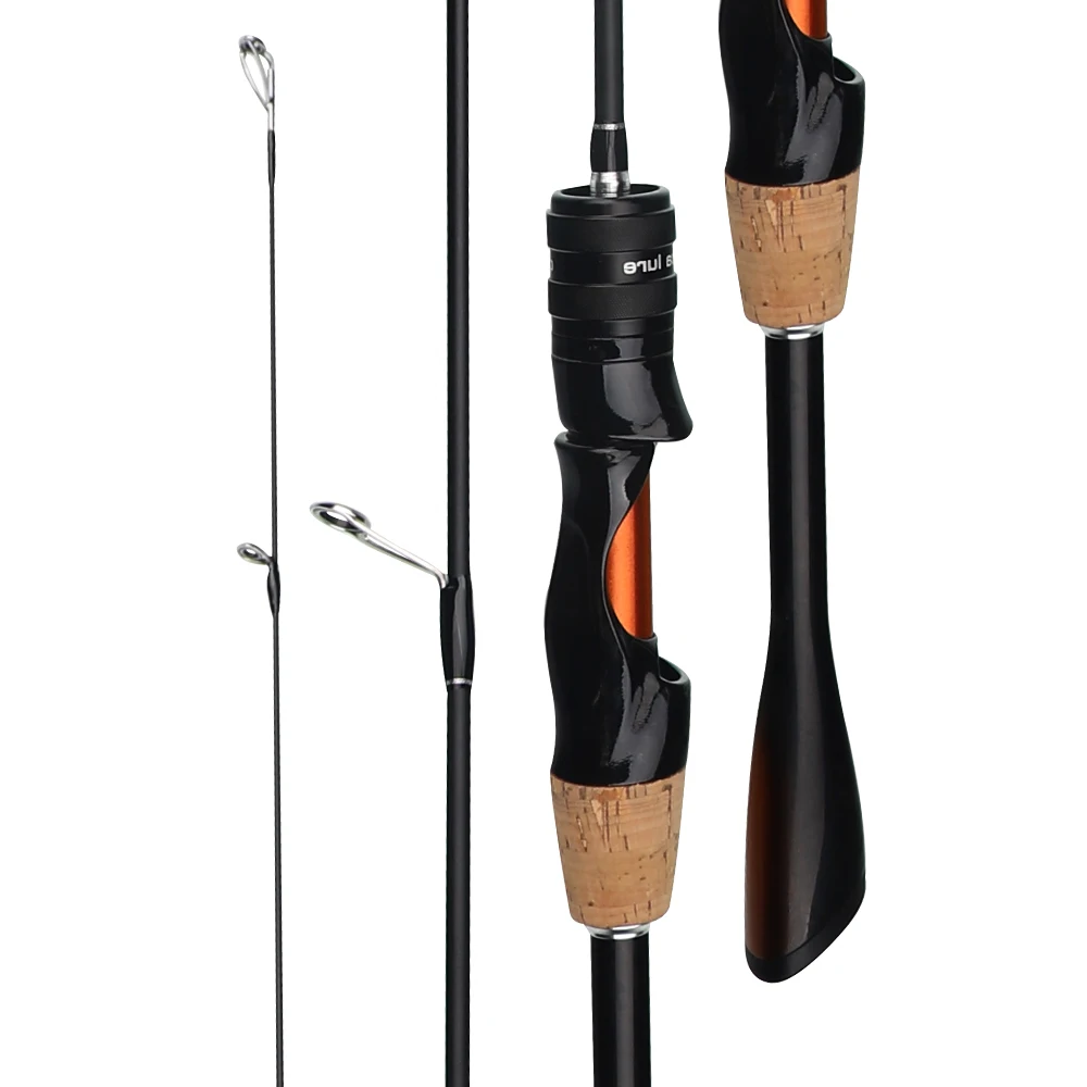 TAIGEK 1.53m 1.65m 1.8m Ultra light tapered handle Crappie Panfish pole Fishing Carbon casting Rod Ultralight Spinning rods