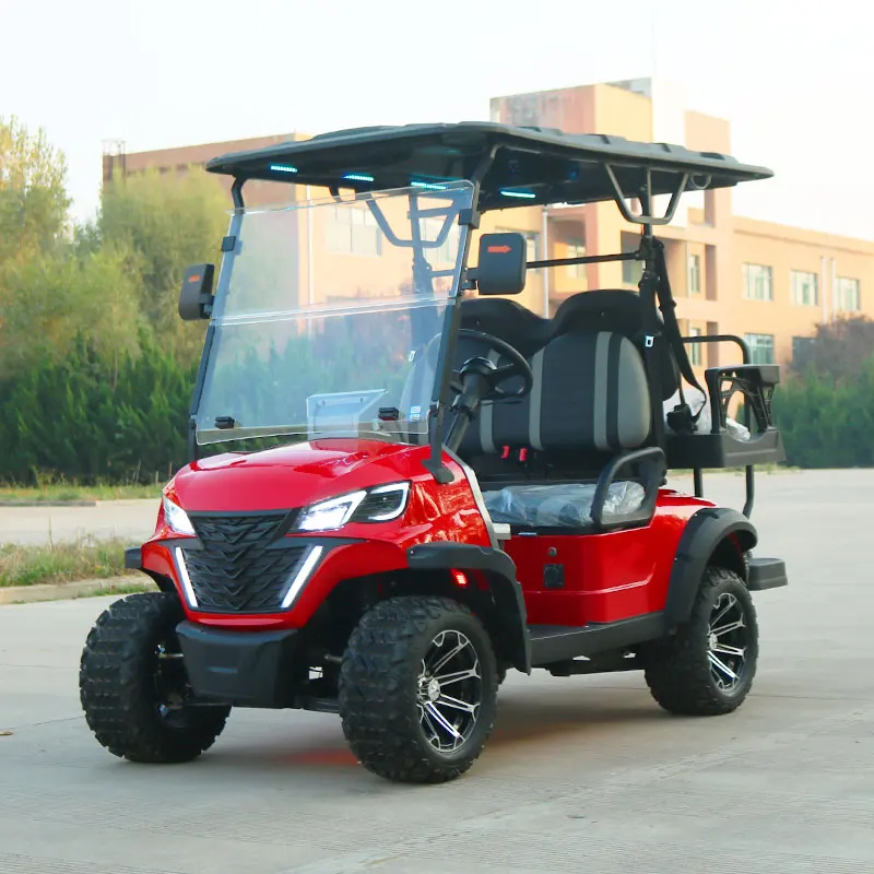 Classic Motorcycles Vehicle Golf Trolley Lithium Battery 4 Seater Golf Cart For Sale