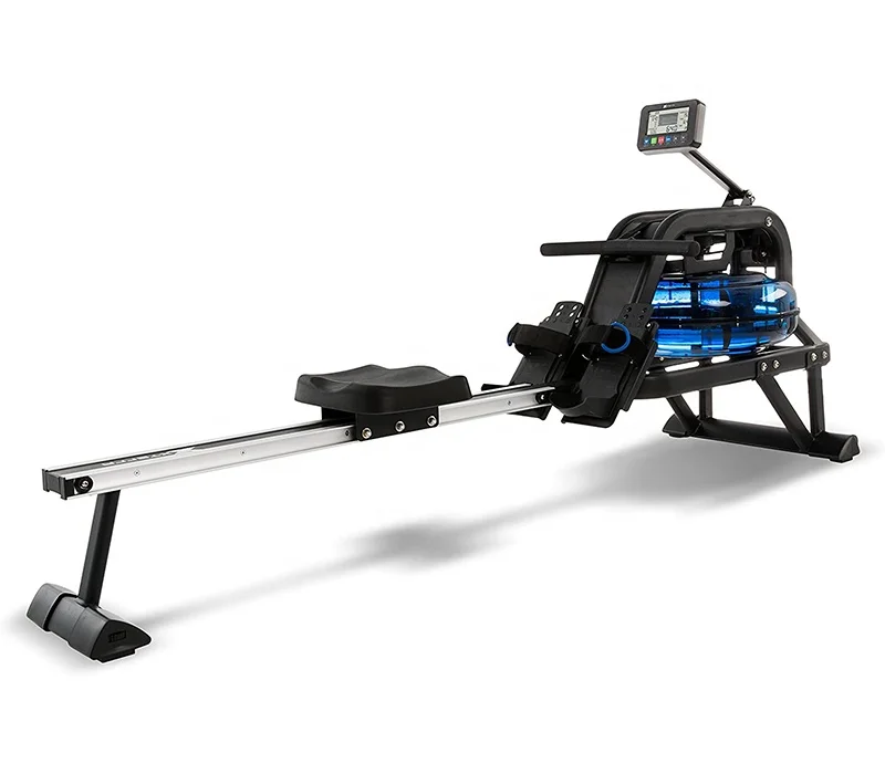 
Solid Wood Material With Blue tooth Function Widened Thickened Smooth Wear-Resistant Strong Foldable Rowing Machine 