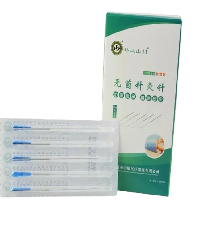 
stainless steel handle /silver handle/ copper handle acupuncture needles/pins 