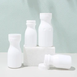 50cc 80cc 150cc HDPE White Pharmacy Container Medicine Vitamin Supplement Bottle Pill Container For Protein Powder