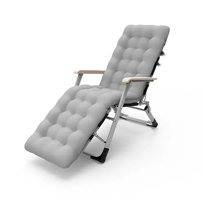 Multi-functional bedroom leisure lightweight metal zero gravity chair for camping lounge chair ottoman outdoor metal chair