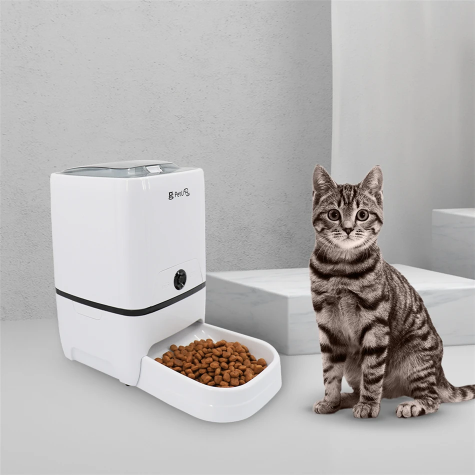 6 л, большая емкость, Wi-Fi подключенная Умная автоматическая кормушка для домашних животных, дозатор корма для домашних животных, корм для кошек