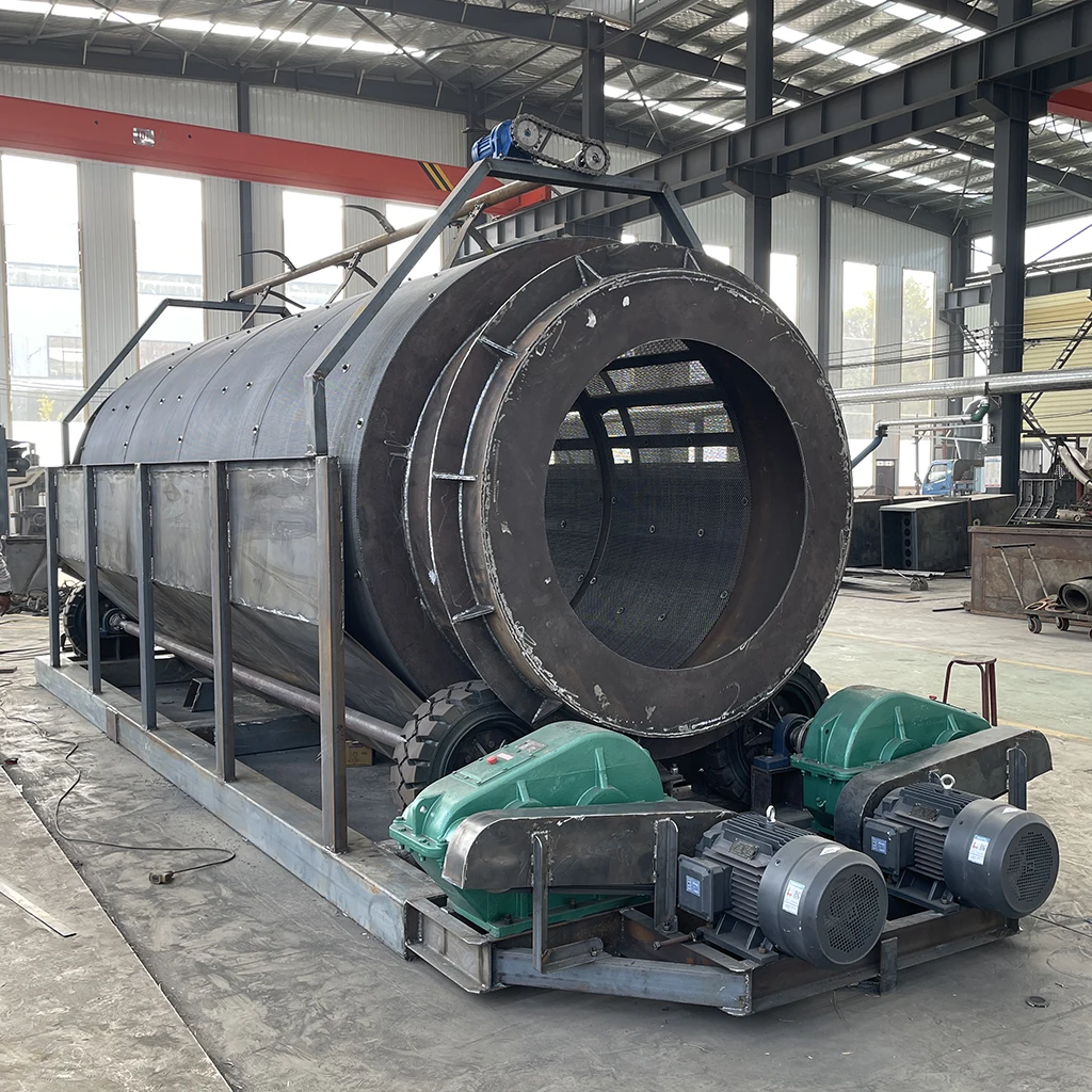 Cylindrical Rotary Vibrating Screen Shaftless Tumbler Screen Stable operation, low energy consumption Flexible features