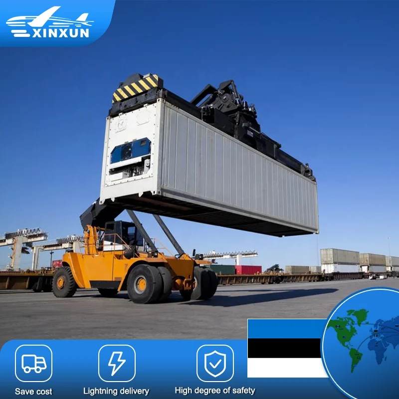 XINXUN Top 10 Freight Forwarder Logistics From Shenzhen To Europe Estonia Railway International Railway Logistics Services DDP