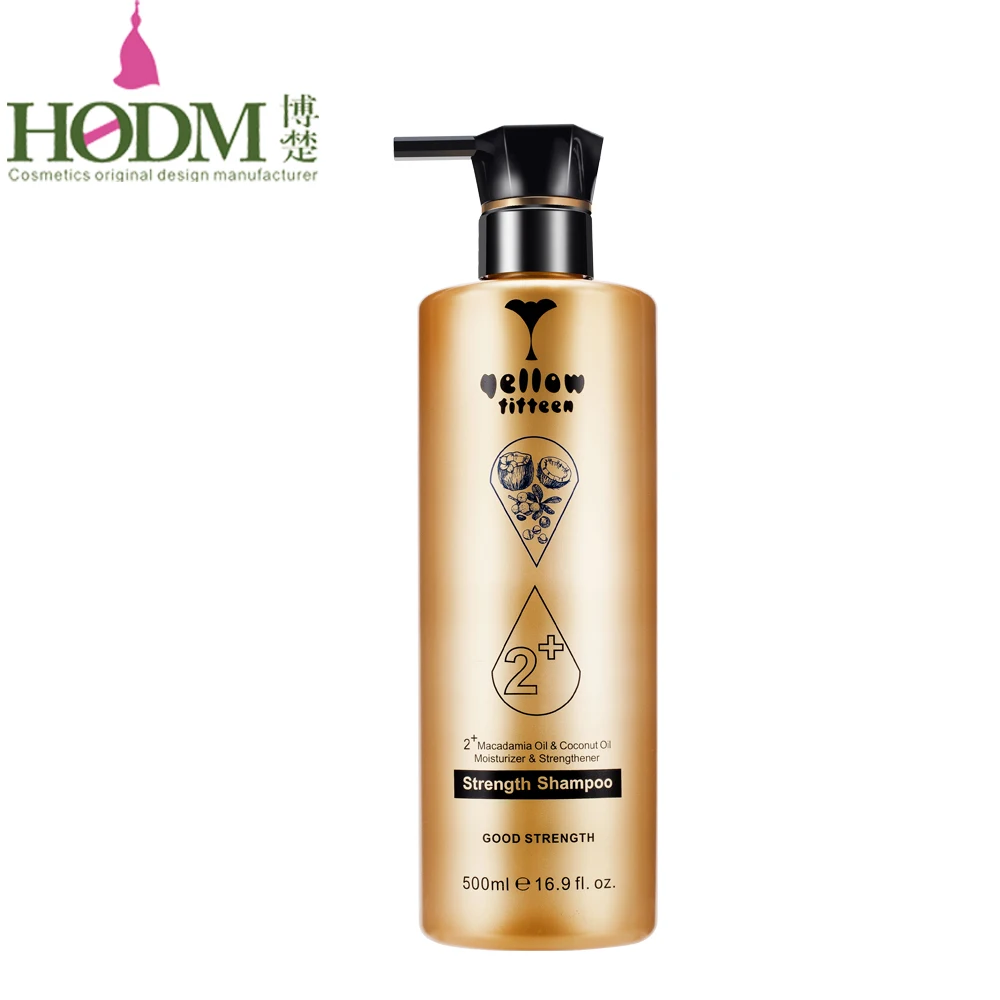 Private label Factory Supply Product Strength hair-repairing green natural hair shampoo