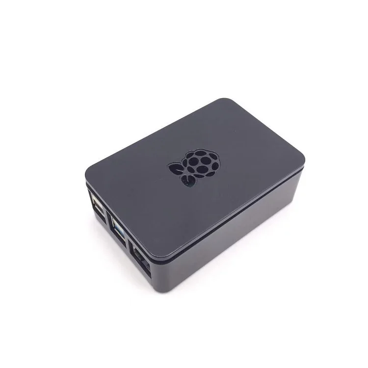Корпус из АБС-пластика для Raspberry Pi 4 Model B прозрачный черный корпус