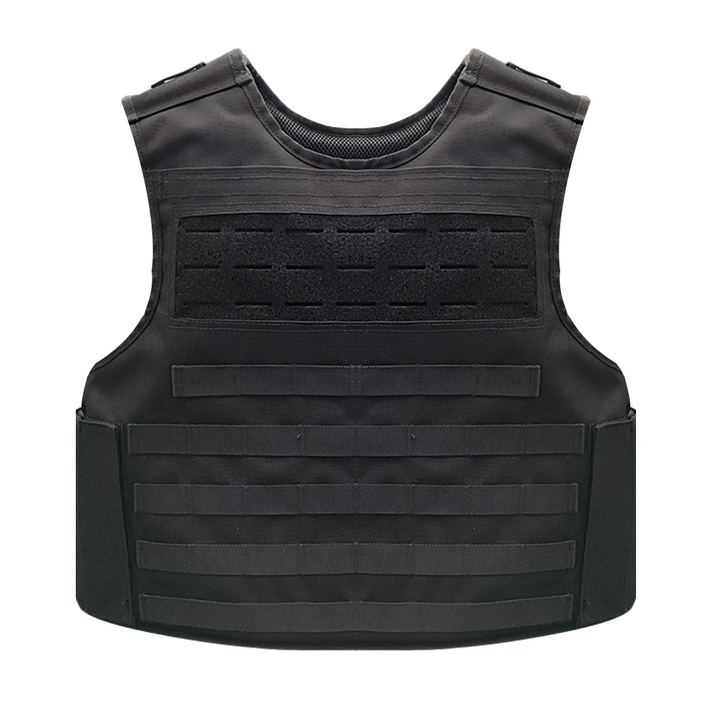 Sturdy Armor Tactical Vest XXXL Personal Protection Adjustable Cummerbunds Combat Security Black Plate Carrier For Men Training